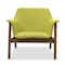 Manhattan Comfort Miller Accent Chair in Green and Walnut, PK2 2-AC007-GR - alternate 2